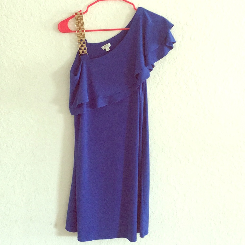 Senses royal blue evening dress